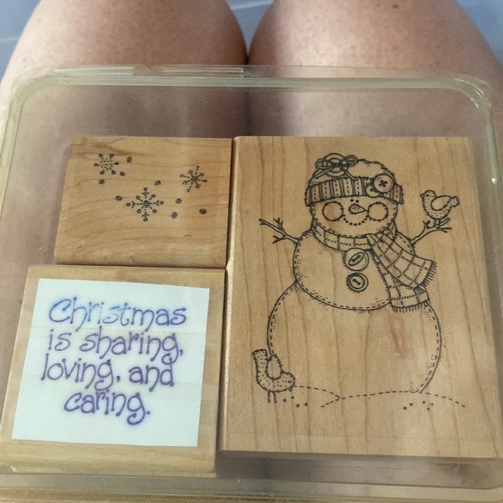 Stampin up! Vintage Snowman set